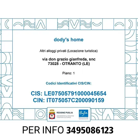 Διαμέρισμα Dody's Οτράντο